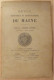 Delcampe - Revue Historique Et Archéologique Du Maine. Année 1903, 2ème Semestre (3 Livraisons). Tome LIV. Mamers, Le Mans - Pays De Loire