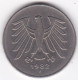 5 Deutsche Mark 1982 F STUTGART . Cupronickel ,KM# 140.1 - 5 Marcos