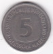 5 Deutsche Mark 1982 F STUTGART . Cupronickel ,KM# 140.1 - 5 Marchi