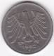 5 Deutsche Mark 1982 F STUTGART . Cupronickel ,KM# 140.1 - 5 Marcos