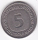 5 Deutsche Mark 1982 F STUTGART . Cupronickel ,KM# 140.1 - 5 Marcos