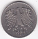 5 Deutsche Mark 1980 G KARLSRUHE . Cupronickel ,KM# 140.1 - 5 Mark