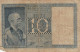 BANCONOTA ITALIA LIRE 10 1939 BIGLIETTO DI STATO VF (VS513 - Regno D'Italia – 10 Lire