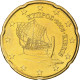 Chypre, 20 Euro Cent, 2008, BU, FDC, Or Nordique, KM:82 - Chypre