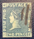 Mauritius 1848 2d Blue „post Paid“ Yvert 4A, Rare Dangerous Engraved Pre-war Forgery (faux Queen Victoria British Empire - Mauricio (...-1967)