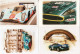 Lot Of 4 Art Cards Of ASTON MARTIN At LE MANS  - Artiste:Francois Bruere - CPM - Le Mans