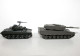 ROCO MINITANKS HO N°254 SHERIDAN M551 US + N°329 LEOPARD 2 MILITAIRE CHAR COMBAT TANK MODELE REDUIT (1712.43) - Tanks