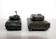 Delcampe - ROCO MINITANKS HO N°254 SHERIDAN M551 US + N°329 LEOPARD 2 MILITAIRE CHAR COMBAT TANK MODELE REDUIT (1712.43) - Tanks