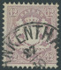 BAYERN 26X O, 1870, 12 Kr. Dunkelbraunpurpur, Wz. Enge Rauten, Segmentstempel FRANKENTHAL, Kabinett, Fotoattest Bühler - Usati