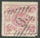 BRAUNSCHWEIG 16 O, 1864, 3 Sgr. Lilarot, Feinst, Gepr. Pfenninger Und Kurzbefund Lange, Mi. 650.- - Brunswick