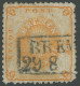 BREMEN 10a O, 1866, 2 Gr. Dunkelgelblichorange, Links Nachgezähnt, Feinst, Kurzbefund Neumann, Mi. 450.- - Bremen