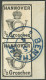 HANNOVER 17y Paar BrfStk, 1860, 1/2 Gr. Schwarz Im Senkrechten Paar, Blauer K2 BENTHEIM, Repariert Wie Pracht, Fotobefun - Hanover
