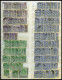 LEIPZIG O,BrfStk , 1886-97, Partie Von 340 Werten, Mit C 7,9, D 7, Aus F 2-19, U.a. Mit Mi.Nr. 19 (79x), Dabei Viele Far - Privatpost