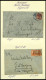 BAHNPOST Berlin-Hamburg (verschiedene Züge Und Typen) 1907-1938, 7 Belege Feinst - Maschinenstempel (EMA)