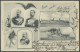 SST Bis 1918 04 BRIEF, KIEL KAISERL. YACHTCLUB, 28.6.1904, Auf Ansichtskarte Nach New York Mit Waagerechtem Paar 5 Pf. G - Covers & Documents