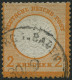 Dt. Reich 24 O, 1872, 2 Kr. Orange, K1 FREIBURG IN BADEN, Fotobefund Krug: Die Marke Ist Farbfrisch Und Deutlich Geprägt - Gebruikt