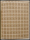 Delcampe - SAMMLUNGEN , 1921-23, Sammlung Bogenware Inflation, Ca. 80 Verschiedene Bogen, Meist Prachterhaltung - Autres & Non Classés