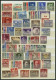LOTS O, 1935-44, Partie Verschiedener Kompletter Ausgaben, Fast Nur Pracht, Mi. 708.- - Used Stamps