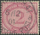 DP CHINA V 37f O, 1901, 2 M. Rötlichkarmin, Stempel SHANGHAI DP A, Feinst (falzhelle Stelle) - Cina (uffici)