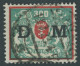 DIENSTMARKEN D 35 O, 1923, 300 M. Rot/bläulichgrün, Zeitgerechte Entwertung DANZIG 5b, Pracht, Fotobefund Soecknick, Mi. - Sonstige & Ohne Zuordnung