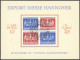 ALLIIERTE BES. VZd 1 BRIEF, 1948, Exportmesse Im Viererblock Auf Schmuckblatt Mit Ersttags-Sonderstempel, Pracht, Kurzbe - Autres & Non Classés
