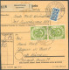 BUNDESREPUBLIK 138 BRIEF, 1954, 90 Pf. Posthorn, 3x Als Mehrfachfrankatur Auf Paketkarte Aus NEUREICHENAU, Feinst (1 Wer - Other & Unclassified