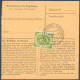 BUNDESREPUBLIK 138 BRIEF, 1954, 90 Pf. Posthorn, 3x Als Mehrfachfrankatur Auf Paketkarte Aus NEUREICHENAU, Feinst (1 Wer - Sonstige & Ohne Zuordnung