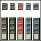 ROLLENMARKEN Aus 506-10R , 1966/7, Partie Brandenburger Tor Mit Einzelmarken, 5er-Streifen Und RE 5 + 4 Lf Auf Verschied - Rolstempels