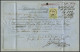 ÖSTERREICH 14II BRIEF, 1859, 10 Kr. Braun, Type II, Auf Brief Der österreichischen Versicherungsanstalt Mit R4 PRAG An D - Oblitérés