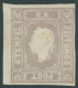 ÖSTERREICH , 1858, 1.05 Kr. Graulila, Gummireste, Schmal-vollrandig, Pracht, Fotobefund Dr. Ferchenbauer, Mi. 900.- - Gebraucht