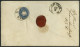 GANZSACHEN U 35,33 BRIEF, 1865, 15 Kr. Braun, Wz. 1, Umschlag Mit Rückseitigem Reco-Porto 10 Kr. Blau Von N.B.H. WIEN Na - Other & Unclassified