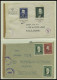 SAMMLUNGEN 1945-52, Sammlung Von 19 Verschiedenen Belegen Mit Zensurstempeln, Meist Einschreibbriefe, Meist Pracht, Besi - Verzamelingen