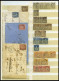 LOTS O,,Brief , 1862-81, Dublettenpartie Sitzende Helvetia, Insgesamt 230 Werte Und 4 Briefe, Etwas Unterschiedliche Erh - Collections