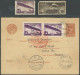 SOWJETUNION 397DD , 1931, 10 Kop. Graf Zeppelin, Gezähnt, Doppeldruck, Falzrest, Pracht, Gepr. Sieger, Dazu 2x 10 Kop. U - Sonstige & Ohne Zuordnung