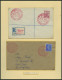 TSCHECHOSLOWAKEI Brief,o,, , 1940-48, Interessante Sammlung Mit 27 Bedarfsbelegen, Dabei Feldpost, Zensurbelege, Dazu Ma - Collections, Lots & Series