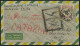 URUGUAY 785 BRIEF, 16.4.1957, LH-Flug Montevideo-Recife, Prachtbrief, R! - Uruguay