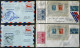 Delcampe - SAMMUNGEN, LOTS 1933-49, Sammlung Von 380 Belegen, Fast Nur FDC`s In 4 Großformatigen Alten Compact Cover Alben, Meist I - Verzamelingen