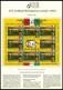 SPORT ,o,Brief , XIV. Fußball-Weltmeisterschaft 1990 In 3 Spezialalben, Mit Blocks, Kleinbogen, Markenheftchen, FDC`s, N - 1990 – Italien