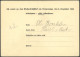 Dt. Reich 1936, Philipp Bouhler (1899-1945), NSDAP Reichsleiter, Vordruckkarte Mit Absage An Dem Wochenfrühstück Der Ges - Altri & Non Classificati