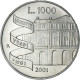 Monnaie, Italie, 1000 Lire, 2001, Rome, Guiseppe Verdi, SPL+, Argent, KM:236 - 1 000 Liras