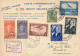 Carte Commémorative Vol Groupe Belgique-Congo   1937   Via Leopoldville  Par Avion Phalene    2 Scans - Andere & Zonder Classificatie