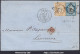 FRANCE N°55+60 SUR LETTRE ETOILE DE PARIS 22 + CAD R. TAITBOUT DU 07/09/1875 - 1871-1875 Ceres