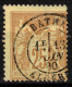 Delcampe - Algérie Française: 10 Timbres Français Oblitérés En Algérie Jusqu'en 1924 - Colecciones & Series