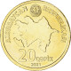 Monnaie, Azerbaïdjan, 20 Qapik, 2021, SPL, Laiton, KM:90 - Azerbaigian