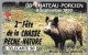 CARTE-PRIVEE-50U-GemA-D376-FETE De La CHASSE--R° Glacé-Utilisé-TBE/LUXE - Phonecards: Private Use