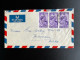 SINGAPORE 1949 AIR MAIL LETTER TO MAKASSAR 21-01-1949 - Singapour (...-1959)