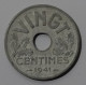 Vingt Centimes 1941 En Sup - 20 Centimes