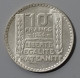 Superbe 10 Francs Turin Argent 1934 En Sup+ - 10 Francs