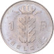 Monnaie, Belgique, Franc, 1977, SPL, Cupro-nickel, KM:143.1 - 1 Franc