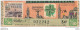 BILLET DE LOTERIE NATIONALE 1952  34E TRANCHE - Billetes De Lotería